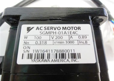 Servo motor industrial Yaskawa SGMPH 01A1E4C com Sigma II do freio SGMPH