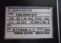 Yaskawa AC SERVO MOTOR 3000 R/MIN 200V 750 W 2.39 NM SGM-08AW16DP New in Box