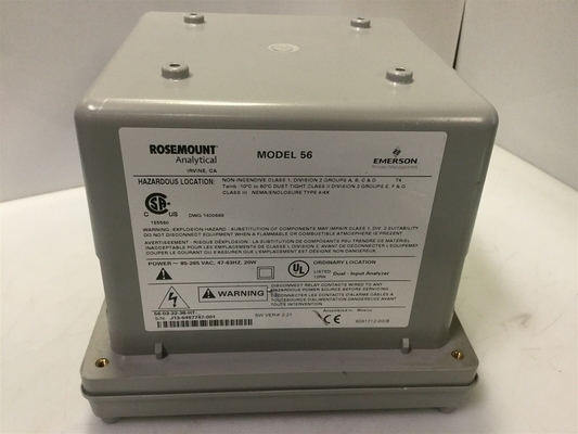 56-03-22-38-HT Analisador EMERSON Controle de entrada dupla 265VAC 50/60HZ 20 Watt