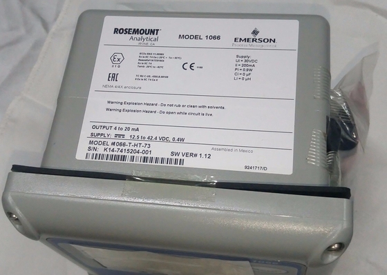 1066-T-HT-73 EMERSON Transmissor de Canal Único Alimentação 26-16 AWG Entradas do Sensor