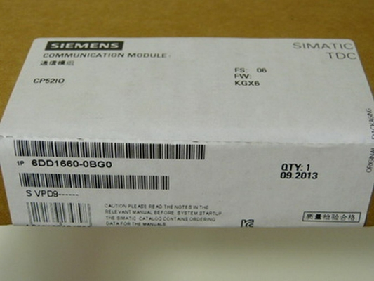 Siemens 6DD1660-0BG0 Módulo de comunicação SIMATIC TDC Módulo de interface CP 52IO