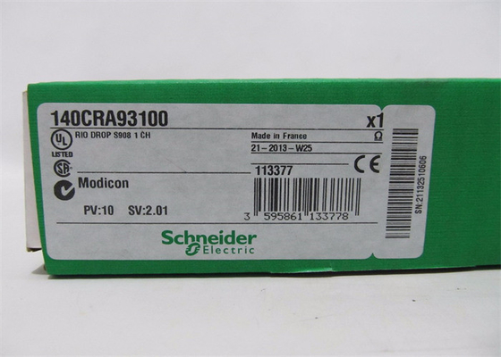 Schneider Modicon Quantum PLC 140CRA93100 500VDC COAXIAL CENTRO E TERRA