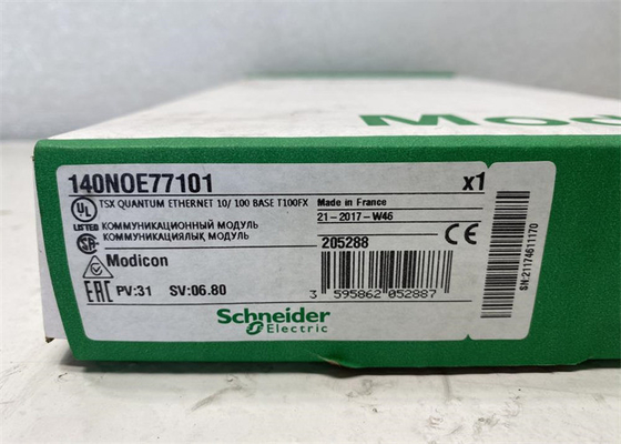 Schneider Modicon Quantum PLC 140NOE77101 MÓDULO ETHERNET 10/100 BASE