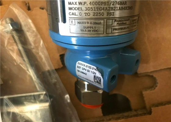 Rosemount 3051T Transmissor de pressão manométrica em linha 3051TG4A2B21A –14,7 a 4000 psi