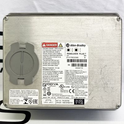 Allen Bradley PanelView Plus 7 tela sensível ao toque IHM padrão 2711P-T6C22D8S-B