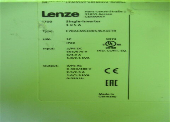 Lenze E70ACMSE0054SA1ETR Servo Inversor I700 INVERSOR ÚNICO TÉCNICA INTEGRADA