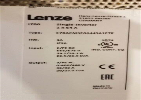Lenze E70ACMSE0644SA1ETR SERVO-INVERSOR I700 AMBIENTE PADRÃO