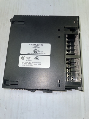 GE FANUC SÉRIE 90-30 SUPPLY MÓDULO DE E/S digital 120 volts AC IC693MDL240