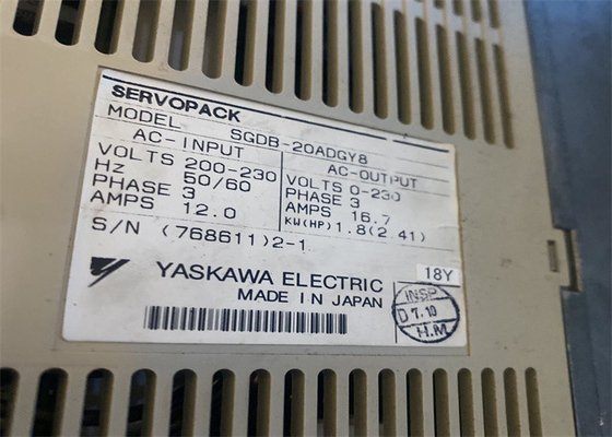 Yaskawa Novo Servo Amplificador SGDB-44ADGY8 Voltagem 200-230V