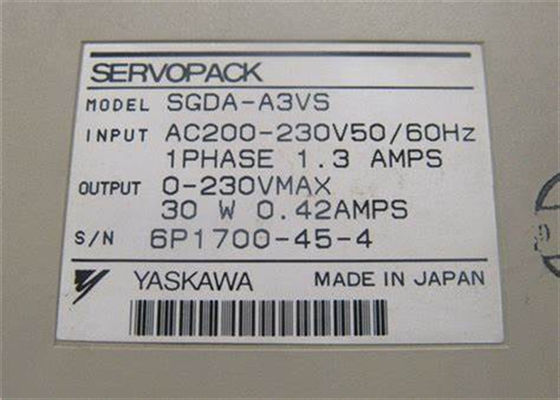 Yaskawa SGDA-A3VS Servo Drives Série Sigma Novo Original