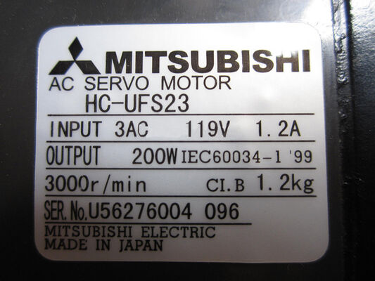 Servo motor industrial HC-UFS13/HC-UFS23/HC-UFS43/HC-UFS73 da C.A. de Mitsubishi