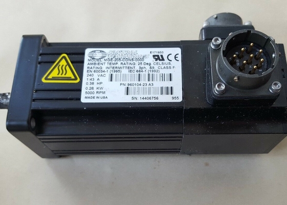 MGE-205-CONS-0000 EMERSON SERVO MOTOR Encoder Feedback Tipo 240VAC