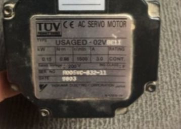 YASKAWA USAGED-02VBE11 Motores AC Servomotor 0.15KW 3A 200V EU Automation