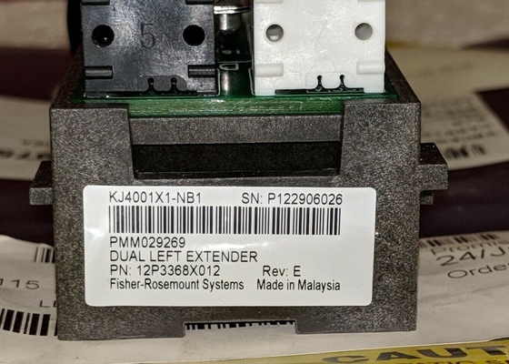 Prolongamento esquerdo duplo 8 ampère 12,6 VDC Localbus do prolongamento do cabo de EMERSON KJ4001X1-NB1