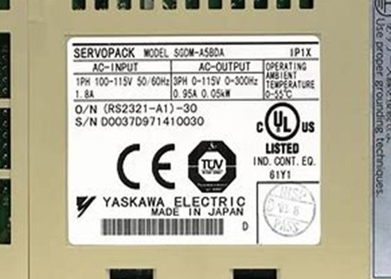Novíssima Yaskawa Industrial Servo Drives SGDM-A5BDA Original