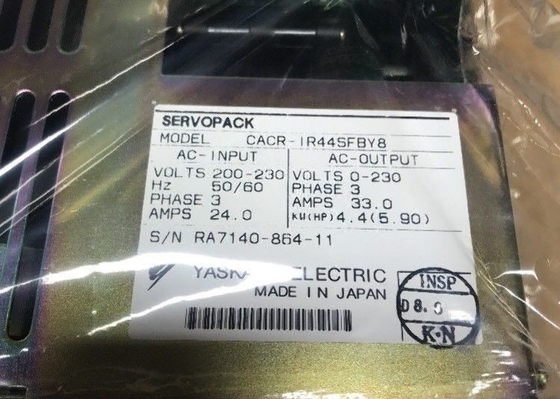 YASKAWA CACR-IR44SFBY8 Acionamento de Motor AC 4,4 KW CAPACIDADE TRIFÁSICO 50/60HZ 24 AMP