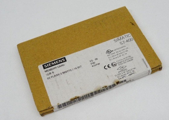Siemens 6ES7952-1KL00-0AA0 Cartão de memória 5V Flash EPROM 2 Mbyte 16 Bit Para S7-400