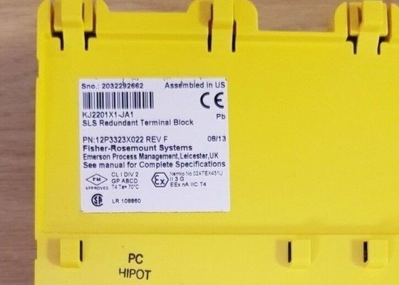 EMERSON Kj2201x1-Ja1 12p3323x022 BLOCO TERMINAL 30 MA por canal