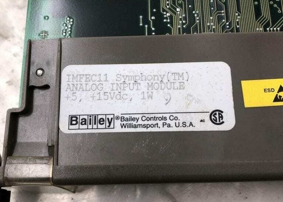 Canais independentemente configurados entrados análogos do módulo 15 de ABB IMFEC11 14 bocados com polaridade
