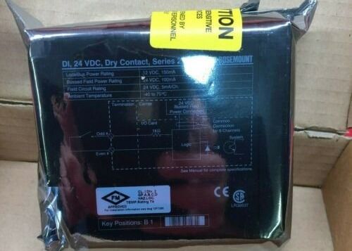 Emerson Novo VE4001S2T2B2 Motor DI Card 8CH 120VAC Sistemas isolados
