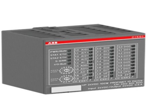 Transistor do PLC do módulo 8DI 8DO 4AI do ônibus de CI501-PNIO 1SAP220600R0001 S500