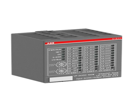 Módulo 8DI 8DO 4AI 2AO 24VDC do ônibus do PLC S500 de CI511-ETHCAT 1SAP220900R0001