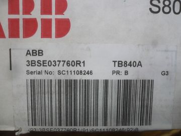 I/O do modem S800 do conjunto do módulo ABB 3BSE037760R1 TB840A Modulebus de New Digital, PR: B
