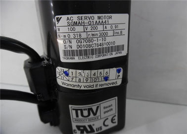 Servo motor bonde SGMAH01AAA41 200v 3000RPM da C.A. de Yaskawa SGMAH-02AAA41 200w