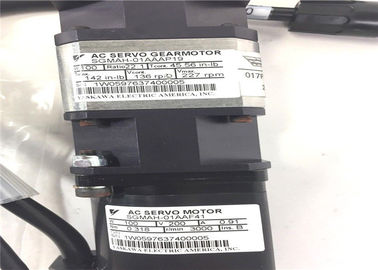 GEARMOTOR DO SERVO MOTOR DA C.A. DE SGMAH-01AAF41 YASKAWA & DO SERVO DA C.A. SGMAH-01AAAP19