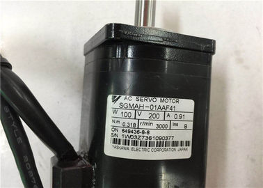 Servo motor bonde SGMAH01AAF41 200v 3000RPM da C.A. de Yaskawa SGMAH-02AAF41 200w