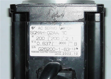 Servo motor industrial W200 V100 R.min3000 SGMAH-02AAA6C de InsB YASKAWA do servo motor