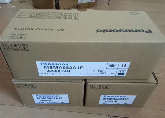 Motorista do servo motor da C.A. de MSMA082A1F Panasonic MSD Minas 3000r/m, 0.75kw, 200Hz, 116V,
