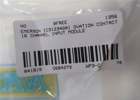 Módulo de entrada/saída análogo de Emerson Westinghouse do módulo de entrada do PLC 1C31234G01