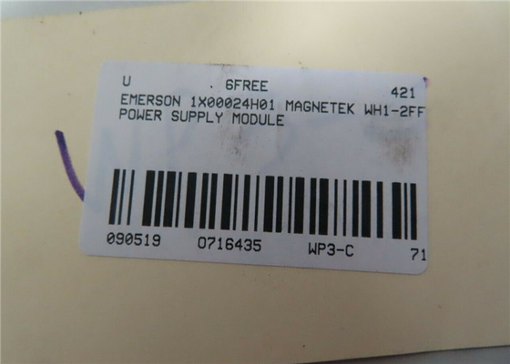Módulo de entrada análoga do módulo de entrada 1X00024H01 do PLC de Emerson Westinghouse