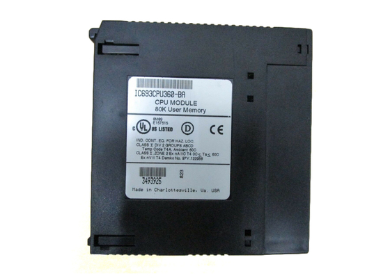 GE FANUC IC693CPU360, único módulo do processador central do entalhe, série 90/30 de sistema do PLC