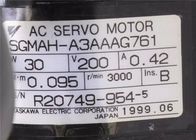 SGMAH-A3AAAG761 Industrial Servo Motor Yaskawa SGMAH Series Ins B SERVO MOTOR