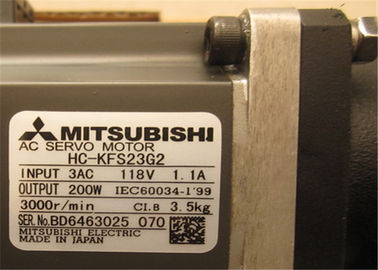 Compact High Speed Servo Motor , Small AC Servo Motor 400V SRVMTR 7KW Mitsubishi HC-MFS23G2