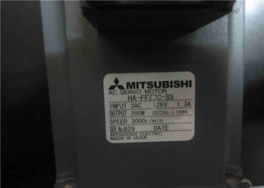 Mitsubishi 200W AC SERVO MOTOR HA-FF23C-S5 3AC 129V 1.3A 3000 rpm NEW in stock