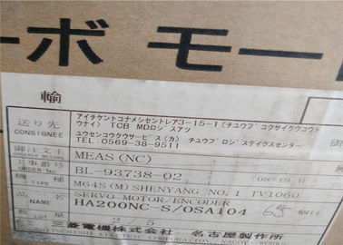 Mitsubishi 3 Phase 3.5KW AC Servo Motor HA200NC-S Variable Speed for M500 Series