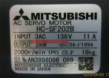 Mitsubishi Industrial Servo Motor  HC SERIES HC-SF202B AC 11A 138V