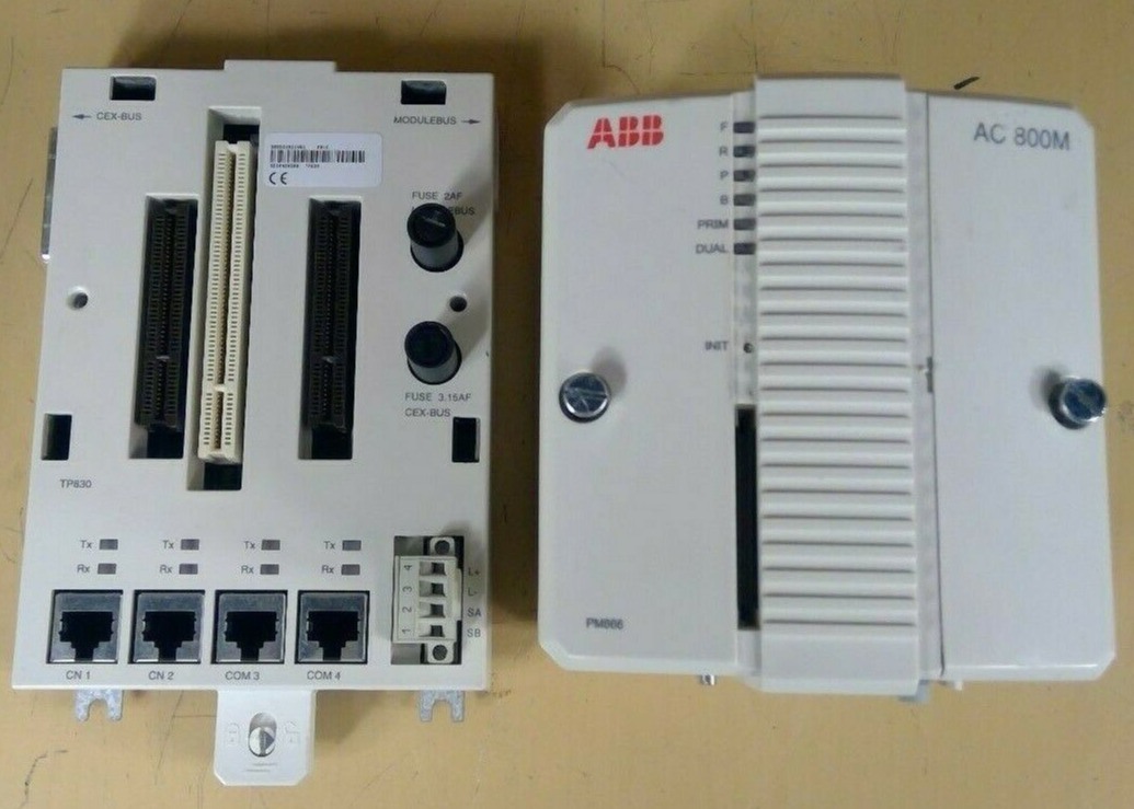 ABB de 3BSE050198R1 PM866K01 Processador Unidade 133MHz e 64MB. 24 V DC, 4A. 0,09 ms. novo original.